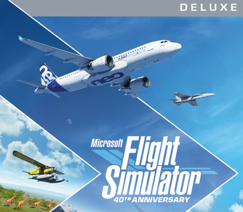 Microsoft Flight Simulator 40th Anniversary Deluxe Edition cover art