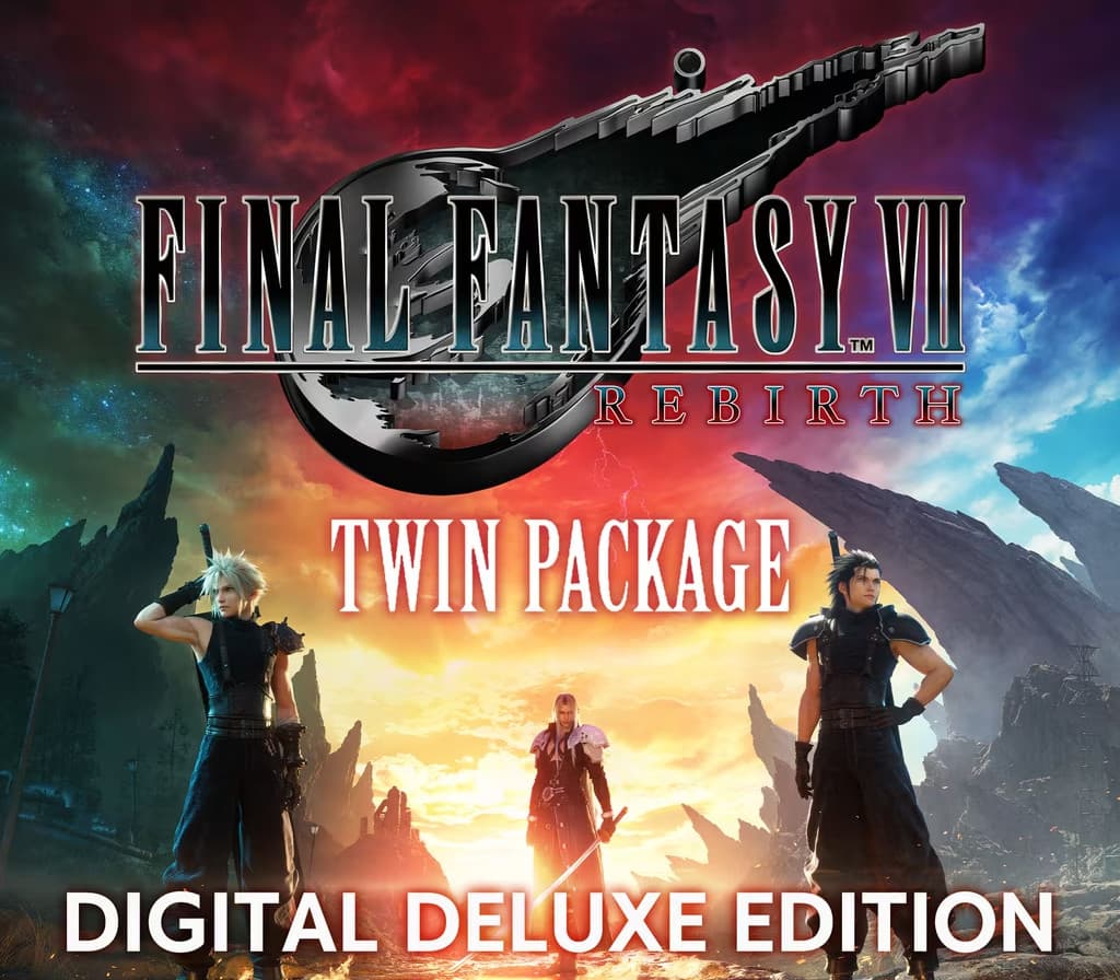 Final Fantasy VII Remake & Rebirth: Digital Deluxe Twin Pack cover art