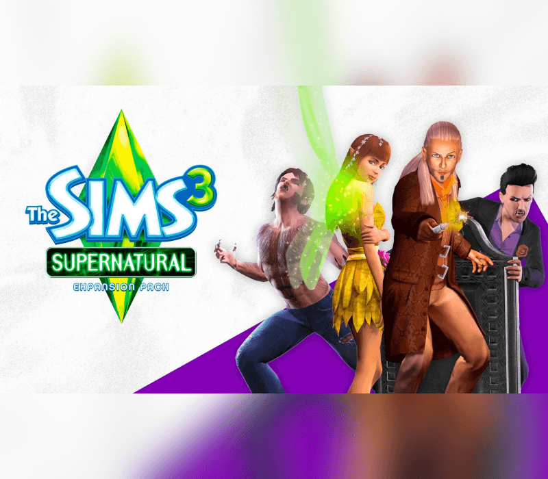 The Sims 3 - Supernatural cover art