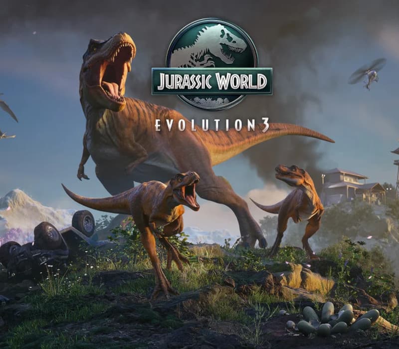 Jurassic World Evolution 3 cover art
