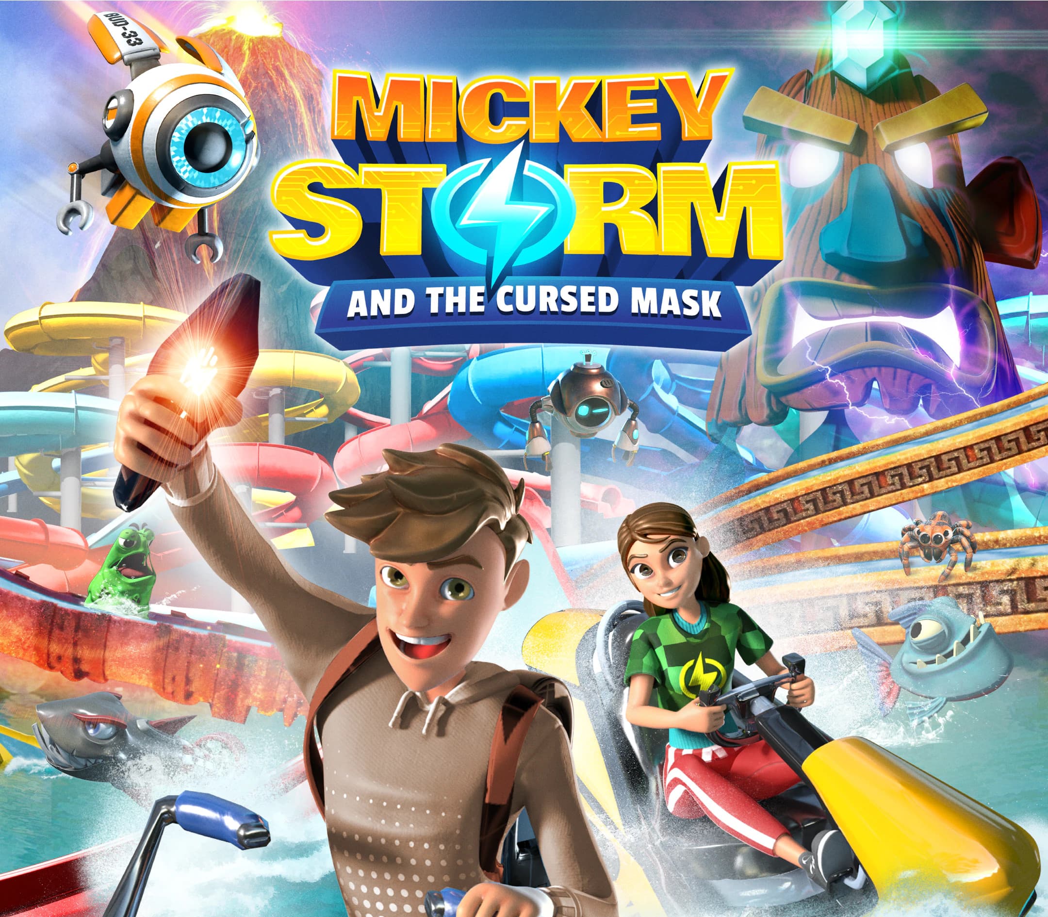 Mickey Storm and the Cursed Mask cover art