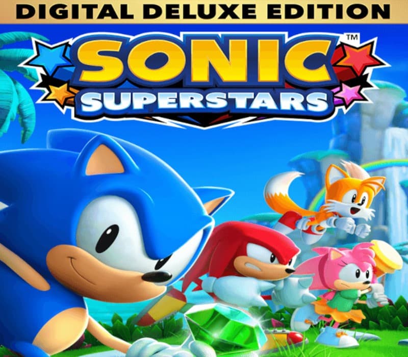 Sonic Superstars: Deluxe Edition featuring LEGO cover art