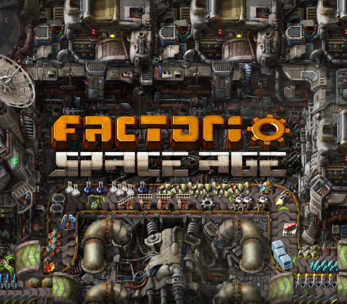 Factorio - Space Age cover art