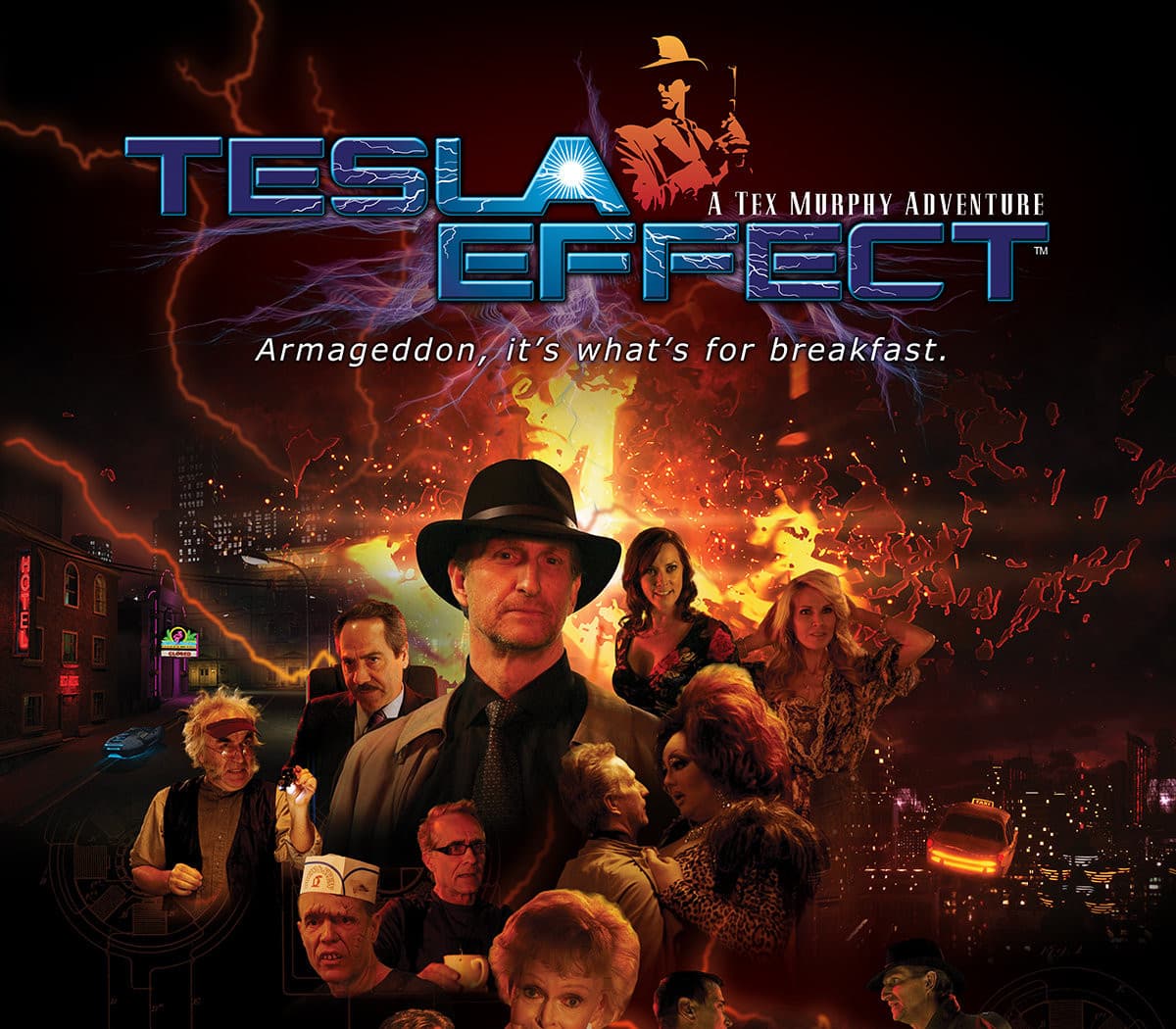 Tesla Effect: A Tex Murphy Adventure cover art