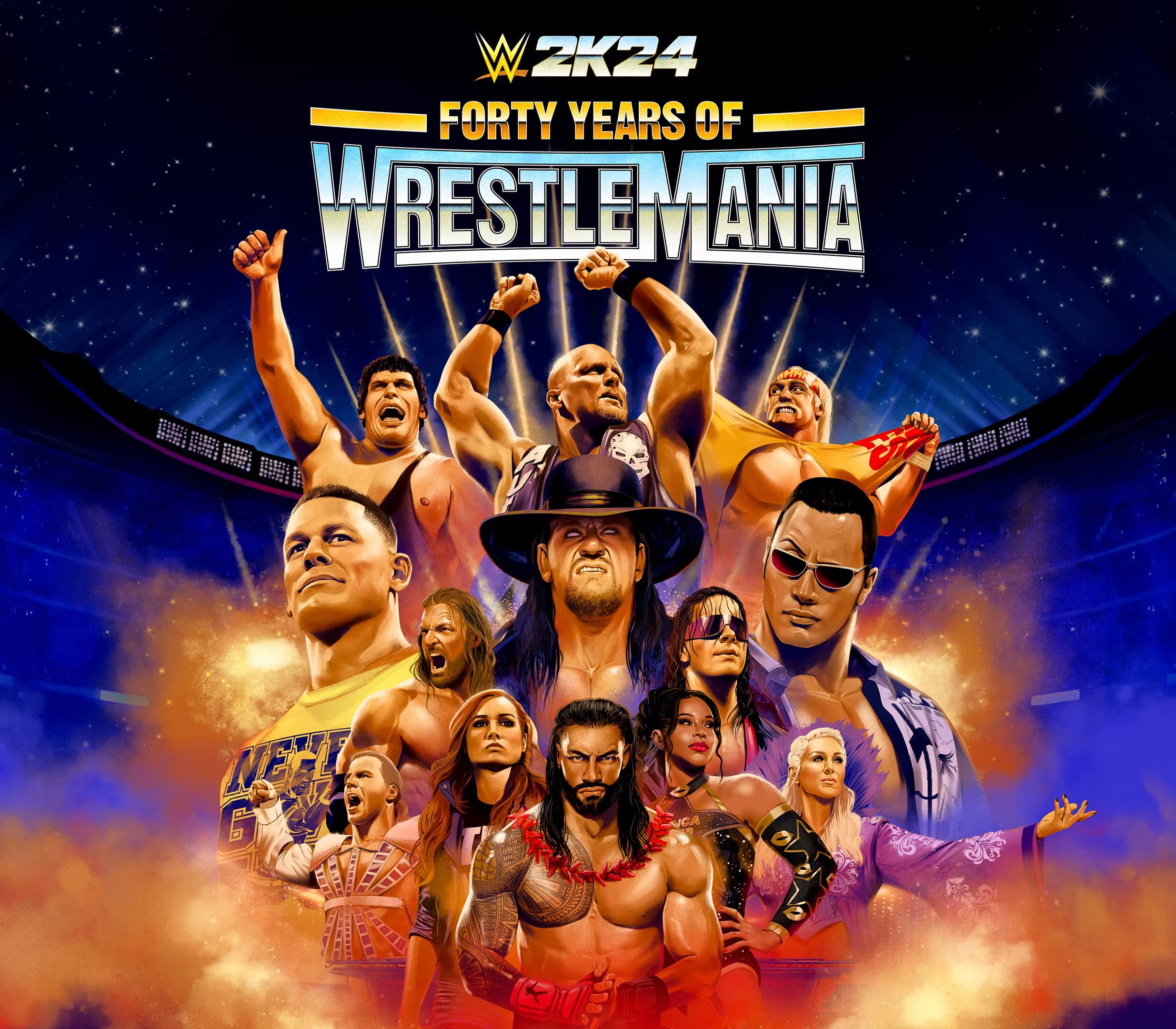 WWE 2K24 cover art