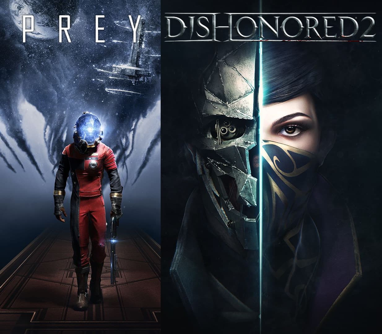 Prey and Dishonored 2 Bundle cover art