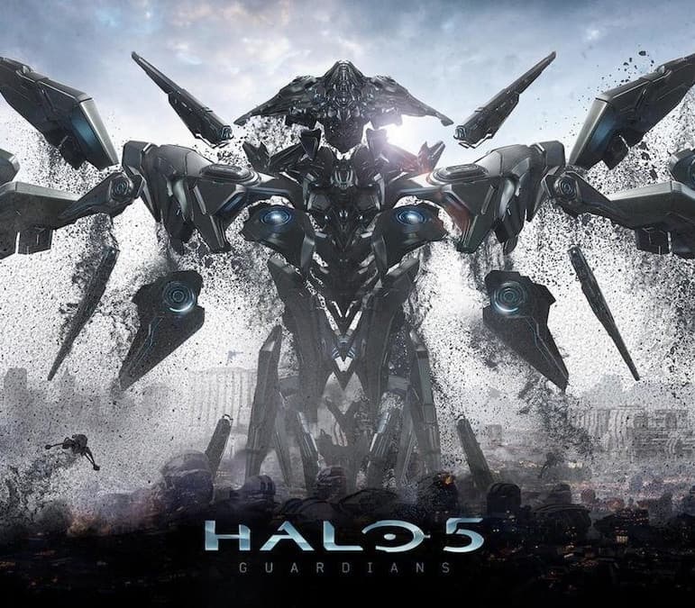 Halo 5 Guardians cover art
