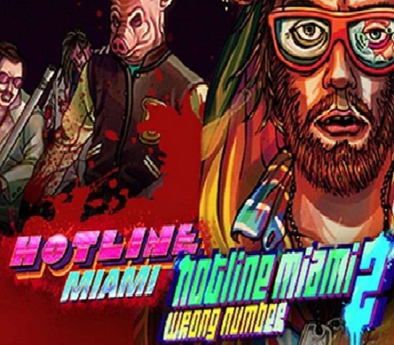 Hotline Miami 1 + 2 Combo Pack cover art