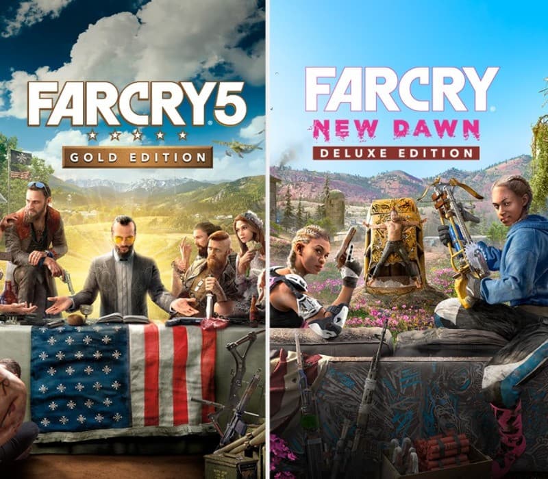 Far Cry 5 Gold Edition + Far Cry New Dawn Deluxe Edition Ultimate Bundle cover art