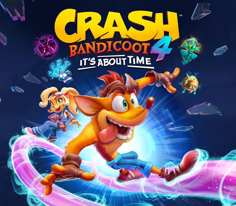 Crash Bandicoot 4: It’s About Time cover art