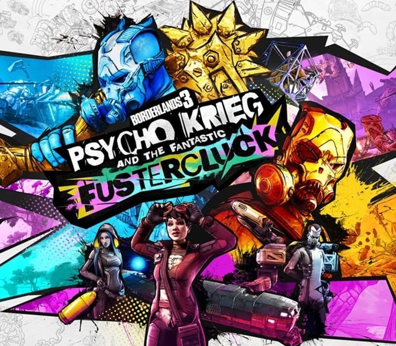 Borderlands 3 - Psycho Krieg and the Fantastic Fustercluck cover art