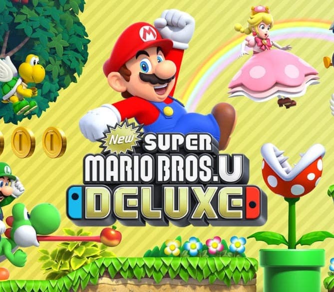New Super Mario Bros U Deluxe cover art
