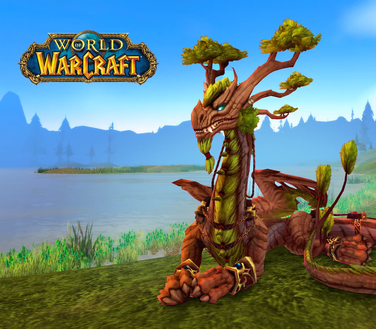 World of Warcraft - Auspicious Arborwyrm Mount cover art