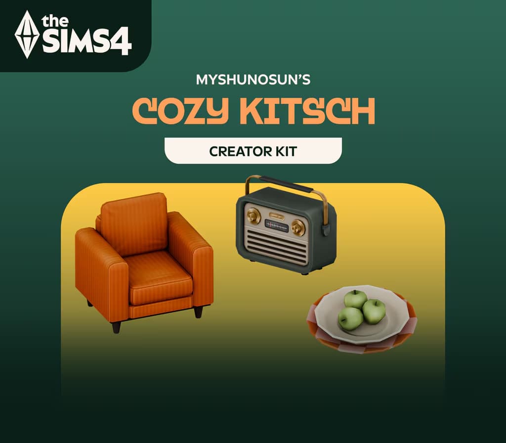 The Sims 4 - Cozy Kitsch Kit cover art