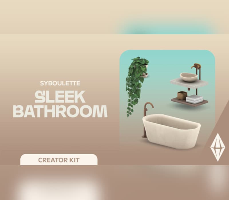 The Sims 4 - Sleek Bathroom Kit cover art