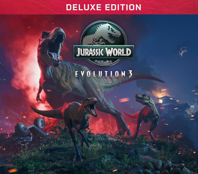 Jurassic World Evolution 3 cover art