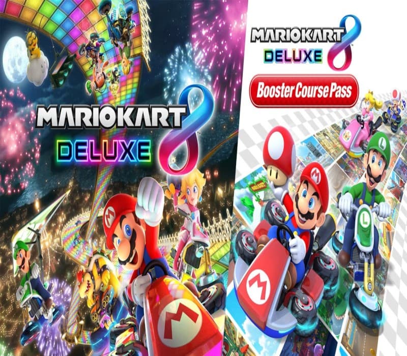 Mario Kart 8 - Deluxe Bundle (Game + Booster Course Pass) cover art
