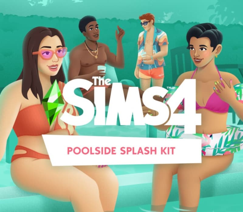 The Sims 4 - Poolside Splash Kit cover art