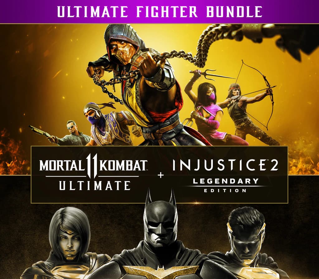 Mortal Kombat 11 Ultimate + Injustice 2 Legendary Edition Bundle cover art