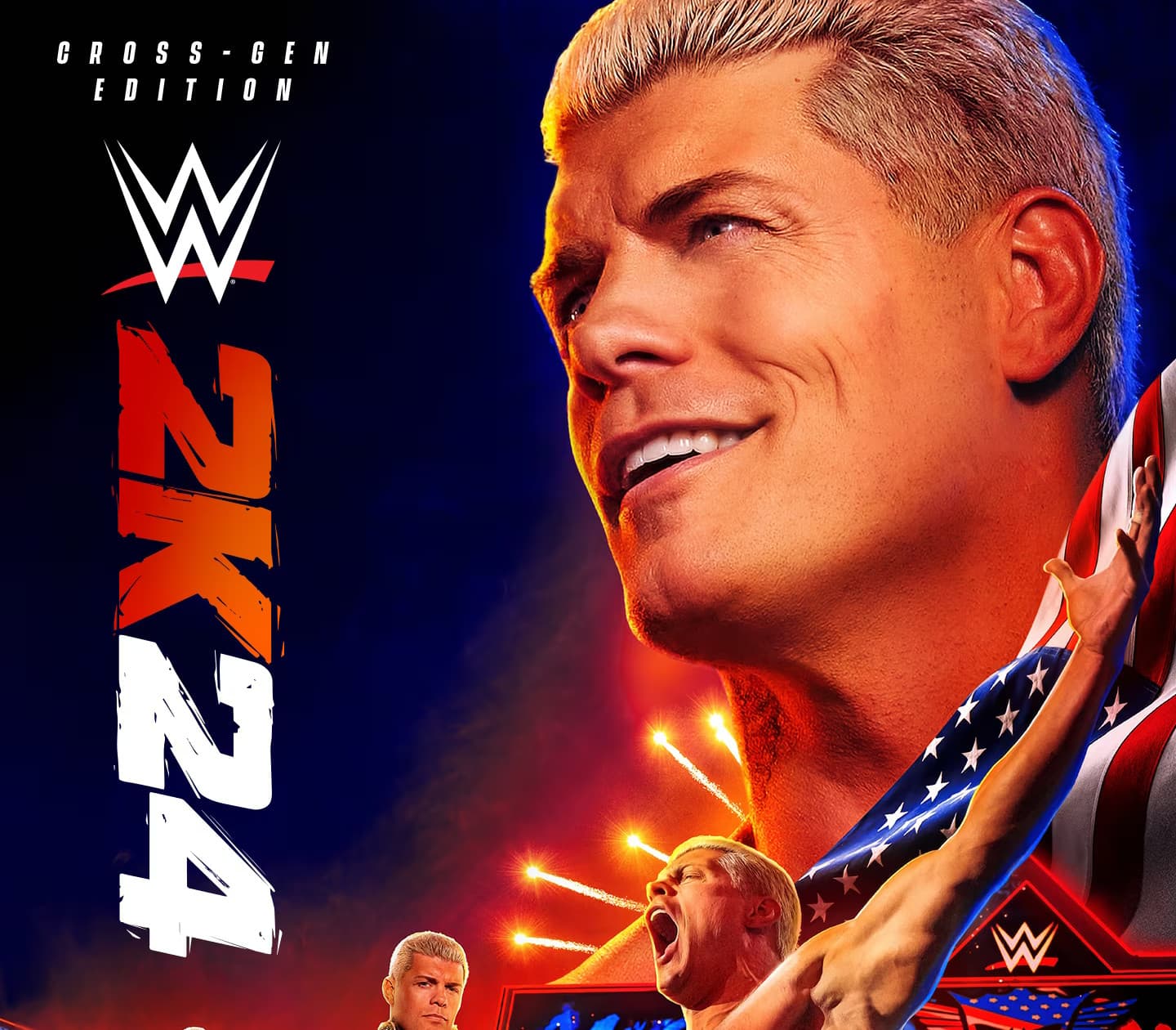 WWE 2K24 cover art